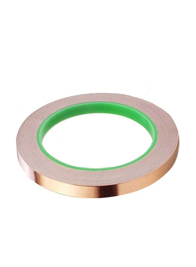 Shilpent Copper Foil Tape with Conductive Adhesive (Size - W 12mm × L 25 meter roll, 65 micron)(Roll Length - 25 meter)(Both side conductive tape)(Pack Of 1) - Image 1